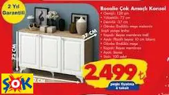 ROSALİE ÇOK AMAÇLI KONSOL